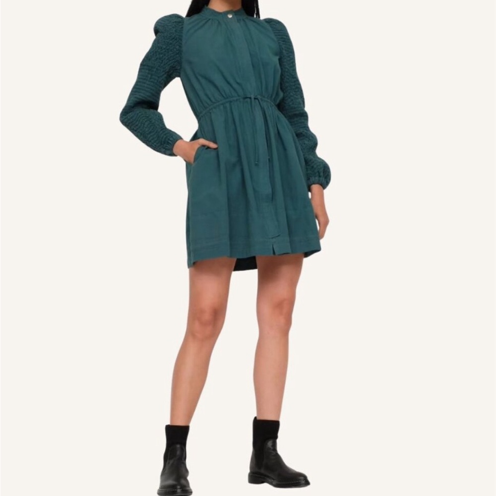 Sea New York Teal Long Sleeve Dress